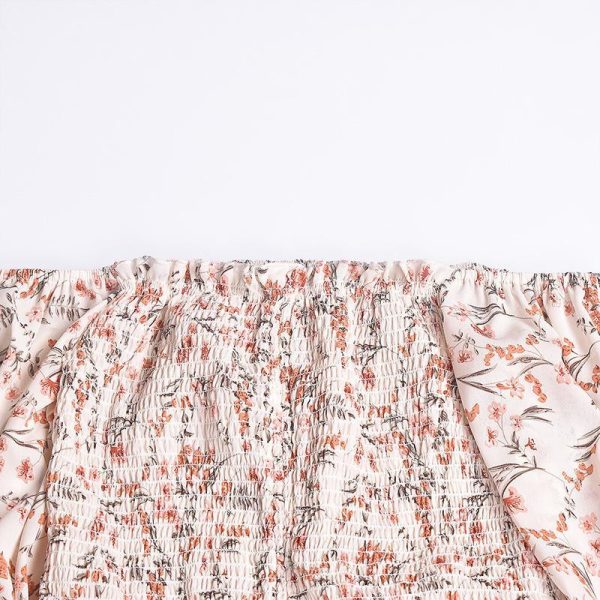 2020 Spring New Women Floral Print Sashes Shirt Dress Beach Women's Loose Short Boho Mini Dress Girls Party Solid Streetwear - Hplify