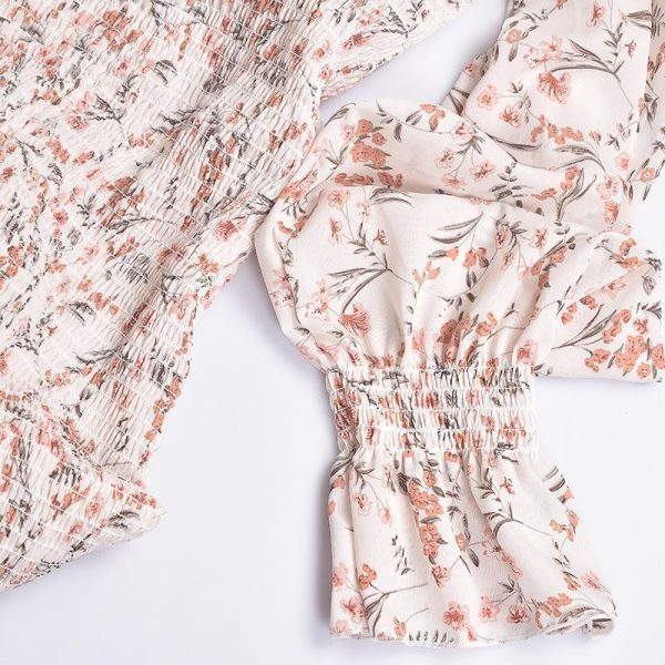 2020 Spring New Women Floral Print Sashes Shirt Dress Beach Women's Loose Short Boho Mini Dress Girls Party Solid Streetwear - Hplify