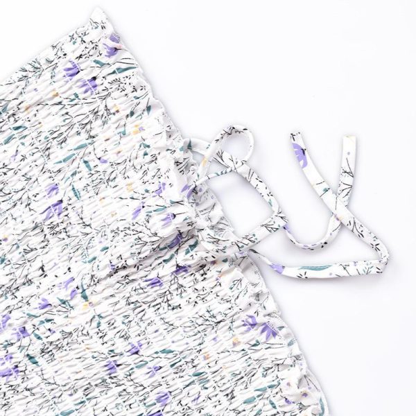 2020 Spring New Women Floral Print Sashes Shirt Dress Beach Women's Loose Short Boho Mini Dress Girls Party Solid Streetwear - Hplify