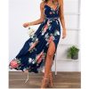 The Best 2019 Fashion New Women Boho Floral Dress Holiday Party Sleeveless Ladies Maxi Summer Beach Dress Sundress Online - Hplify