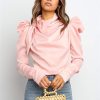 The Best 2019 Fashion Women Satin Blouses Bow Neck Long Sleeve Elegant Ladies Autumn Blouse Office Lady Shirts Female Blusas S-XL Online - Hplify