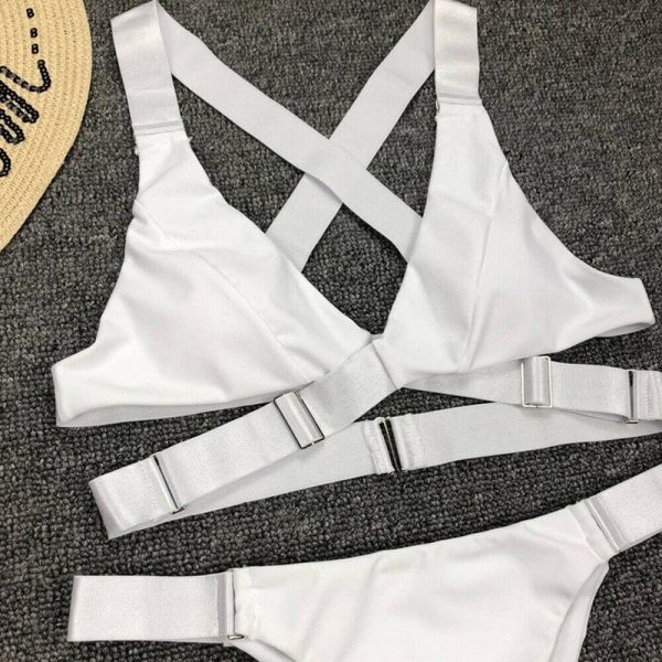 The Best 2019 New Fashion Sexy Women's Beach Swimsuits Women Padded Bra Bandage Bikini Set Swimsuit Triangle Swimwear Bathing Online - Hplify