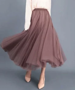 The Best 2019 New Fashion Women Boho Double Layer Long Maxi Dress Mesh Sundress Summer Ladies Holiday Casual Beach Skirt Online - Hplify