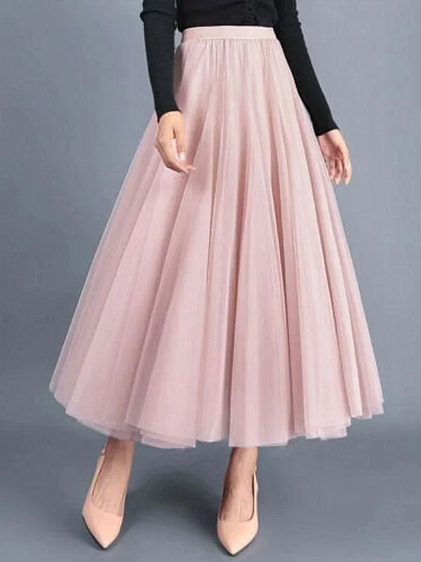 The Best 2019 New Fashion Women Boho Double Layer Long Maxi Dress Mesh Sundress Summer Ladies Holiday Casual Beach Skirt Online - Hplify