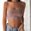The Best 2019 New Fashion Women Sexy Crop Tops Solid Summer Camis Women Casual Tank Tops Vest Sleeveless Crop Tops blusas Online - Hplify