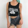 The Best 2019 New Sexy Women's Casual Slim Tank Top Vest Blouse Sleeveless Print Crop Top Shirt Cami Top Summer Clothes Online - Hplify