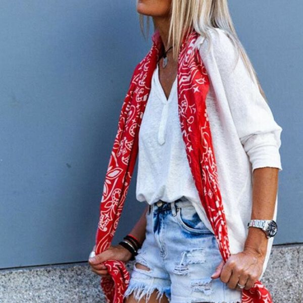 The Best 2019 New Women Cotton Button-down Collar V-neck Long Sleeve Casual Tee Shirt Autumn Loose Blouse Tops Streetwear Online - Hplify