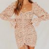 2020 Spring New Women Floral Print Sashes Shirt Dress Beach Women's Loose Short Boho Mini Dress Girls Party Solid Streetwear - Hplify