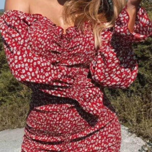 2020 Spring New Women Floral Print Sashes Shirt Dress Beach Women's Loose Short Boho Mini Dress Girls Party Solid Streetwear - Hplify