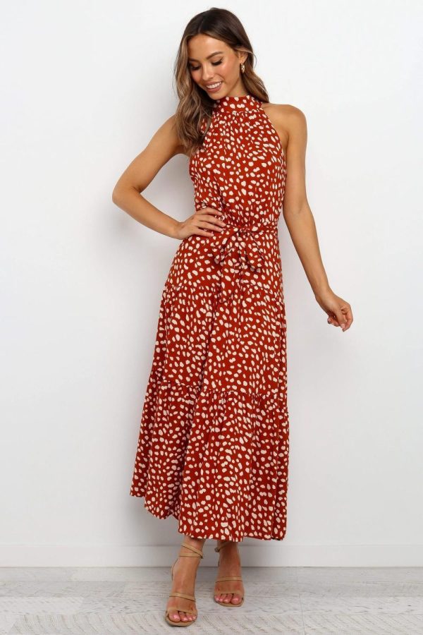 Boho Women Long A-Line Off Shoulder Elegant Sash Maxi Dress Women - Hplify