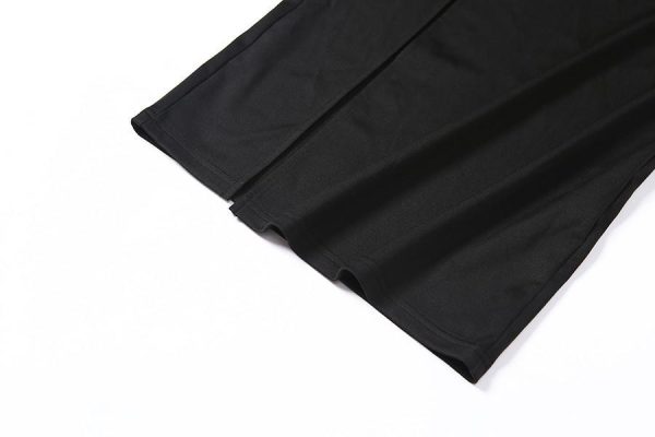 Macheda Autumn Women Spaghetti Strap Dress Autumn Sexy Split Solid Slim Lady Ankle Length Vintage Wear Dress 2019 New - Hplify