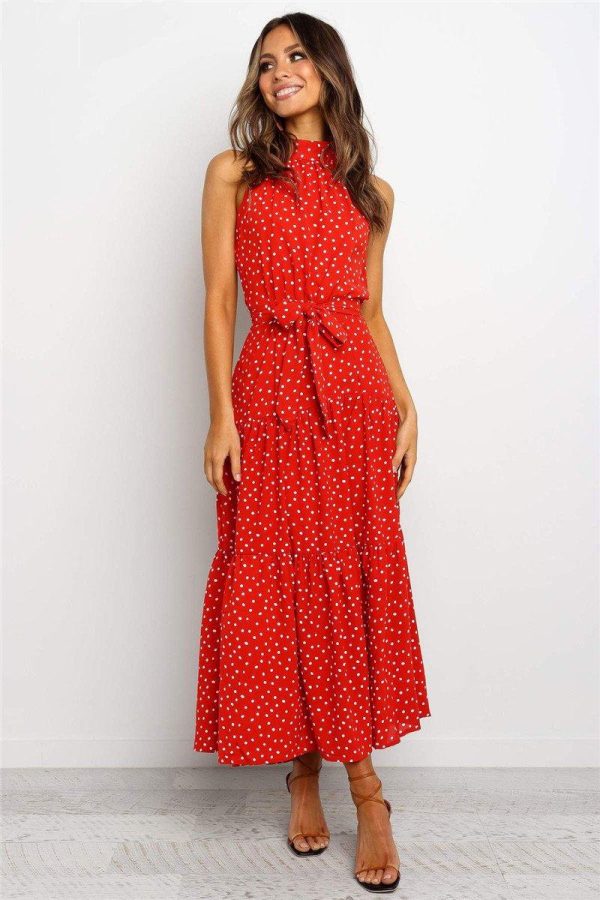 Boho Women Long A-Line Off Shoulder Elegant Sash Maxi Dress Women - Hplify