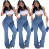 Casual Solid Jumpsuits Women Sexy Bodycon Jumpsuits Sleeveless Backless Solid Long Pants Rompers - Hplify