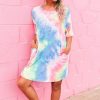 Fashion Casual Round Neck Printed Short Sleeve Loose Women Dress Casual Short Sleeve Shirt Dress Women Summer Dress - Hplify