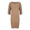 Fashion Long Sleeve Dress Women Casual Solid Color Round Neck Long Sleeve Women Dress Casual Women Shirt Dress - Hplify