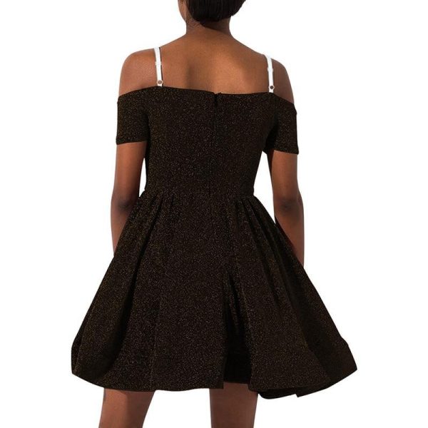 Glittering A-line Party Dress Women Shiny Mini Dress Sparkle Slim Strap Short Cocktail Dresses Summer Vestidos - Hplify