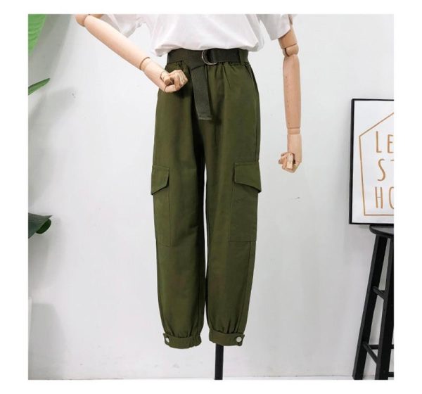 Joggers Chains High Waist Pants For Women Autumn Cargo Harem Streetwear Women's Trousers  Spring Hip Hop Clothes - Hplify