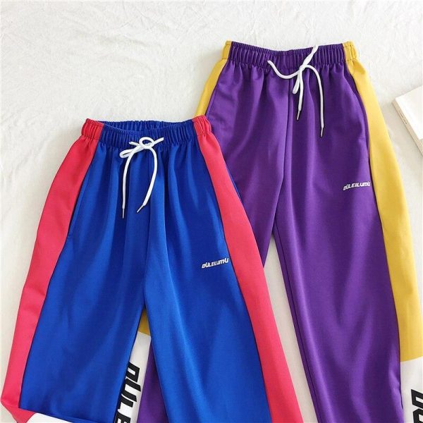Loose Sports Pants Women Autumn  Students Harajuku BF casual Joggers Women Trousers  High Waist Chain Hip-hop Pants - Hplify