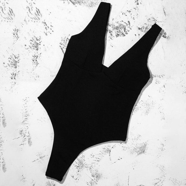 Casual White Push Up Sexy Swimwear Women 2021 New Arrival Padded Bra Solid One Piece Swimsuit Female Bathing Suit Monokini - Hplify