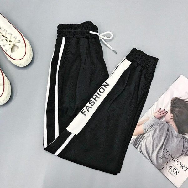 Harajuku Joggers Wide Leg SweatPants Women Trousers Plus Size High Waist Pants Streetwear Korean Casual Pant Femme Fall - Hplify
