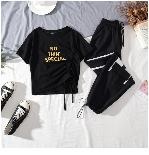 Harajuku Big Pocket Cargo Pants Women High Waist Streetwear Wide leg Casual Pants Women - Hplify