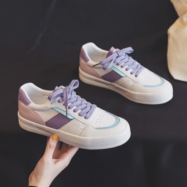 Fashion Women Sneakers Platform Shoes  Spring New Casual Flats Mixed Color Sneakers Women Comfortable Female Vulcanize Shoes