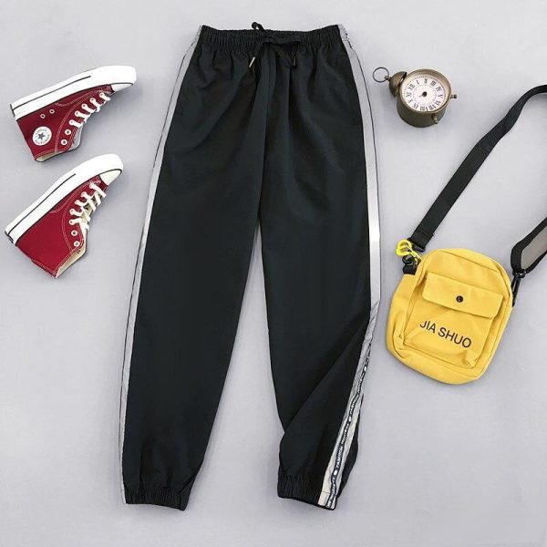 Autumn Hip Hop Trousers Sweatpants Women Streetwear Cargo Pants Women Harajuku BF Loose Casual Pants - Hplify