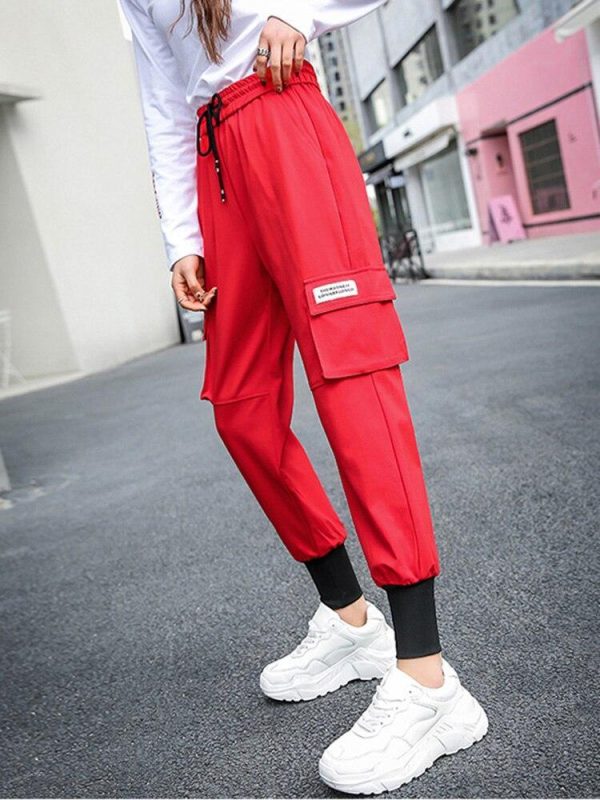 Autumn Hip Hop Cargo Pants Women Streetwear Trousers Women Harajuku BF Pants for Women High Waist Fashion Women's pants - Hplify