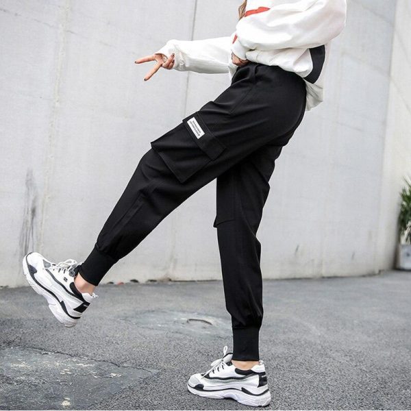 Autumn Hip Hop Cargo Pants Women Streetwear Trousers Women Harajuku BF Pants for Women High Waist Fashion Women's pants - Hplify