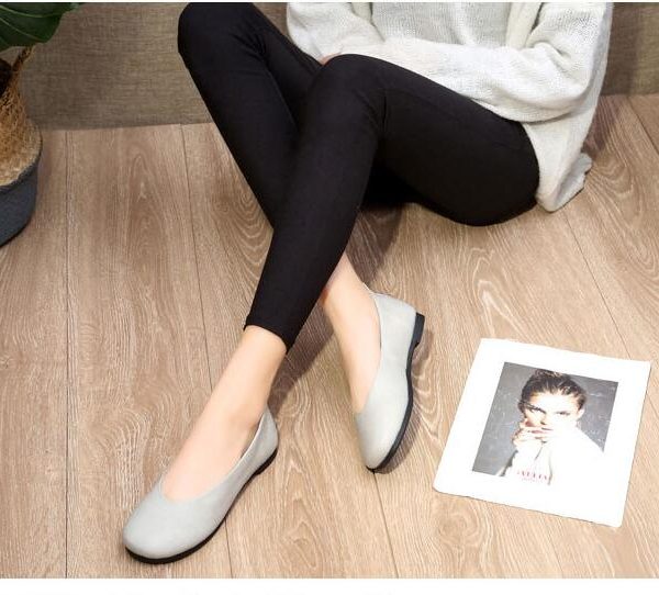 Women Real Leather Shoes Moccasins Mother Loafers Soft Flats Casual Female Driving Ballet Footwear Comfortable grandma shoes