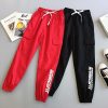Letter Printed Women Cargo Pants Hip Hop Streetwear Women's Pants Women Casual Harem Pants Spring Sport Pants BF Harajuku - Hplify