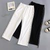 Autumn Hip Hop Black Casual Harem Pants Spring Unisex Sport BF Harajuku Pants Joggers Ribbon Women's Sports Pants - Hplify