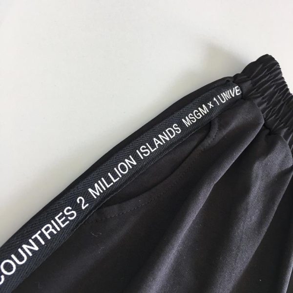 Autumn Hip Hop Black Casual Harem Pants Spring Unisex Sport BF Harajuku Pants Joggers Ribbon Women's Sports Pants - Hplify