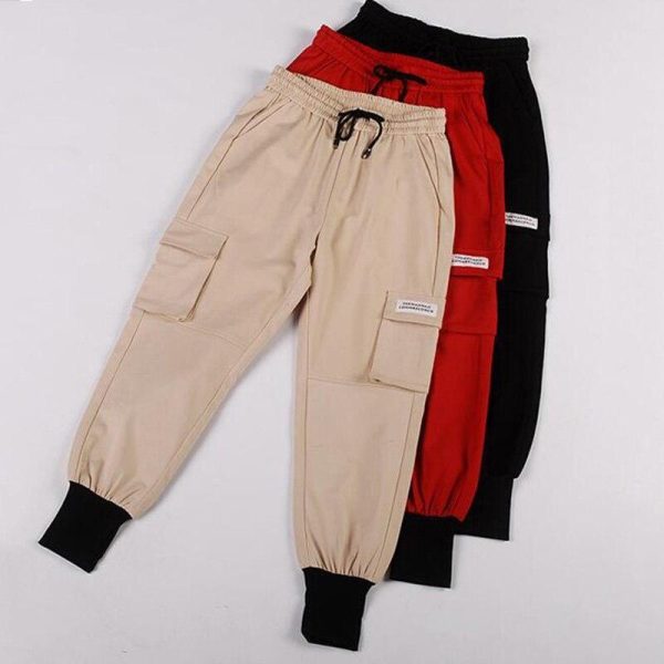 Autumn Hip Hop Cargo Pants Women Streetwear Trousers Women Harajuku BF Pants for Women High Waist Fashion Women's pants - Hplify