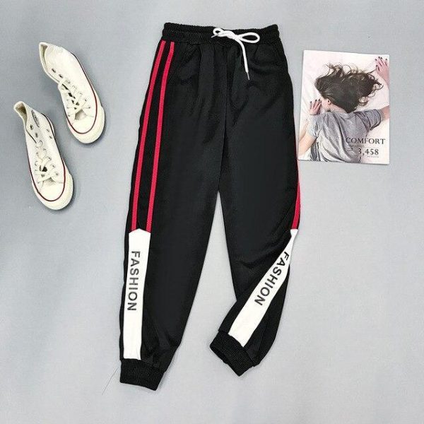 Harajuku Joggers Wide Leg SweatPants Women Trousers Plus Size High Waist Pants Streetwear Korean Casual Pant Femme Fall - Hplify