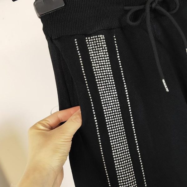 European Hot Drill Casual Sweatpants Women's Loose High Waist Pants Summer Patchwork Hippie Streetwear Trousers - Hplify