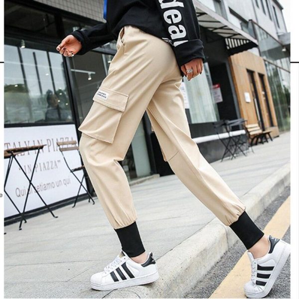 Autumn Hip Hop Cargo Pants Women Streetwear Trousers Women Harajuku BF Pants for Women High Waist Fashion Women's pants - Hplify