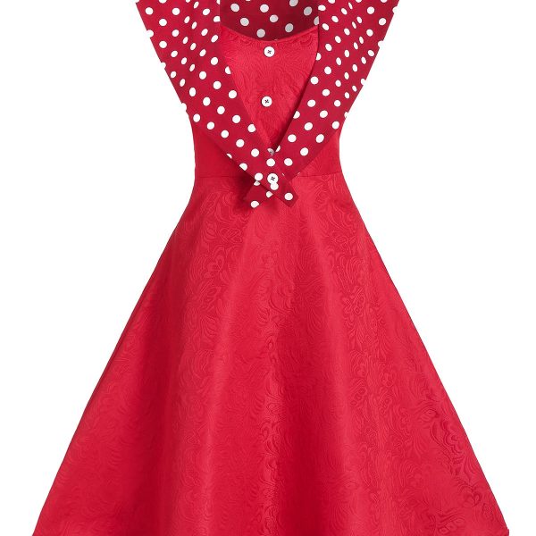 Polka Dot Print Summer Dress Spaghetti Strap Jacquard Party Dress With Capelet Robe Femme Plus Size Casual Office Vestido