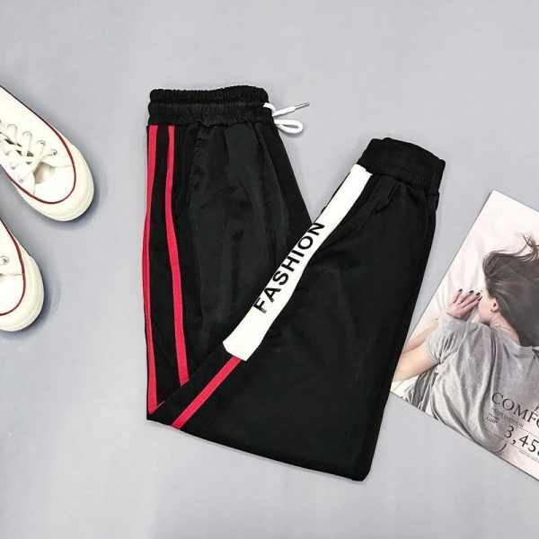 Harajuku Joggers Wide Leg SweatPants Women Trousers Plus Size High Waist Pants Streetwear Korean Casual Pant Femme Fall - Hplify
