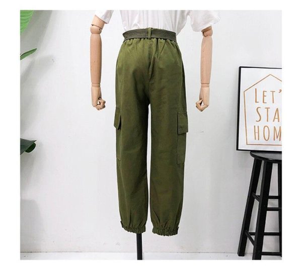 Joggers Chains High Waist Pants For Women Autumn Cargo Harem Streetwear Women's Trousers  Spring Hip Hop Clothes - Hplify