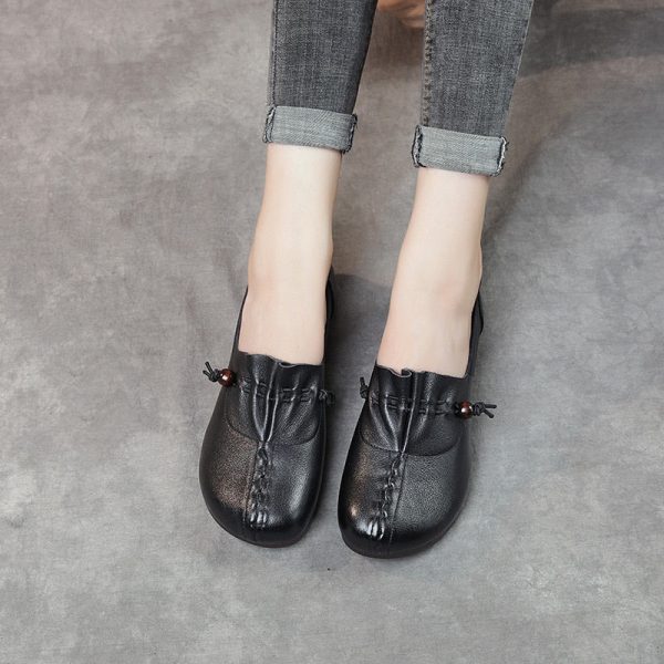 Alternative view of Women Flats Genuine Leather Shoes Low Heels Oxford Moccasins Loafers