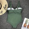 Push Up One Piece Swimsuit Women Swimwear Solid Black Bodysuit Bathers 2021 New Bathing Suits Sexy Summer Beach Wear - Hplify