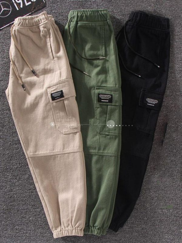 Autumn Loose Ankle-Length Pants Harajuku Streetwear Sweatpants High Waist Pants Female Cargo Pants Women - Hplify