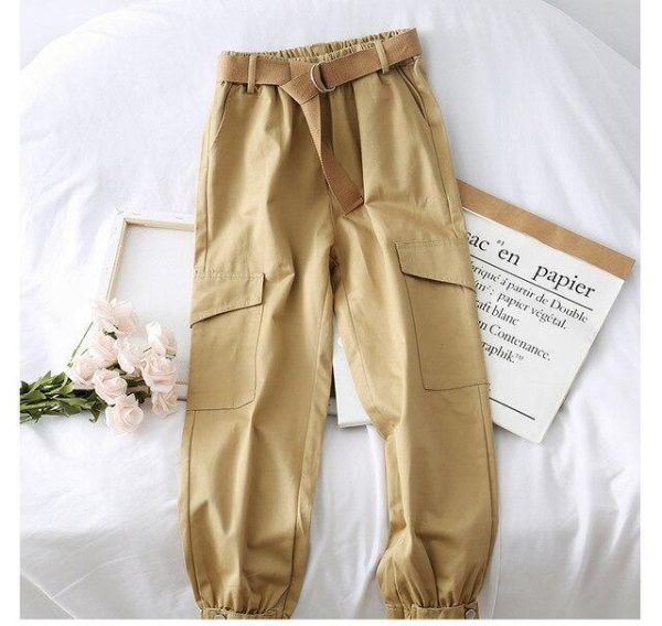 Joggers Chains High Waist Pants For Women Autumn Cargo Harem Streetwear Women's Trousers  Spring Hip Hop Clothes - Hplify