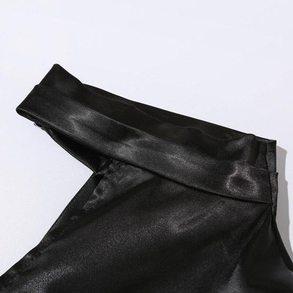Long Sleeve Cut Out Satin Dress Women Solid Black Bodycon Party Dress Sexy Clubwear Mini Vestidos Mujer - Hplify