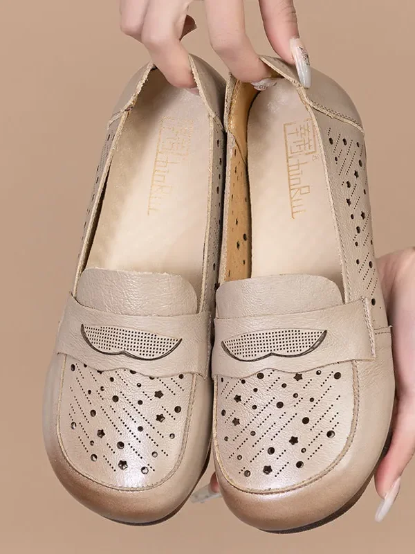 Flat Spring Summer Sandals Comfortable Non-slip Single Shoes Soft Soled Women's Shoes