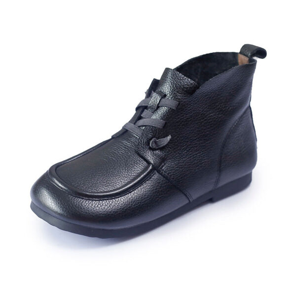 Leather Vintage Handmade Martin Boots Flat Comfort Women's Shoes