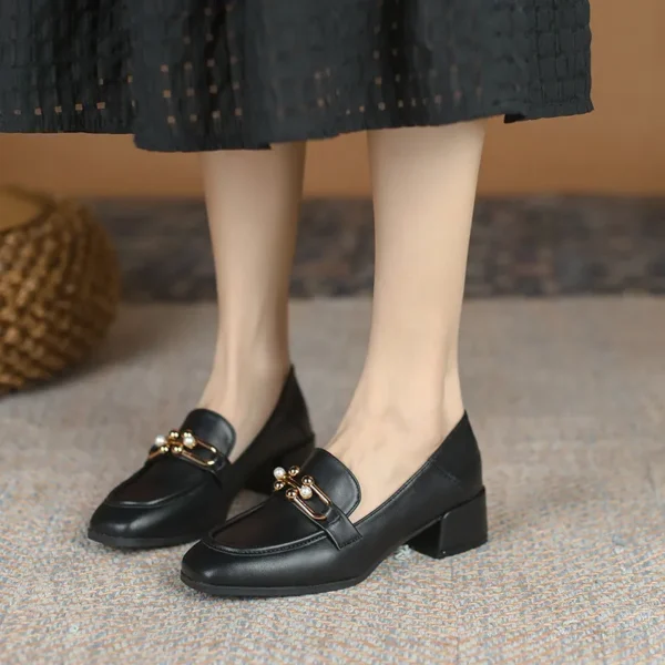 Alternative view of Women's Spring Vintage Leather Loafers