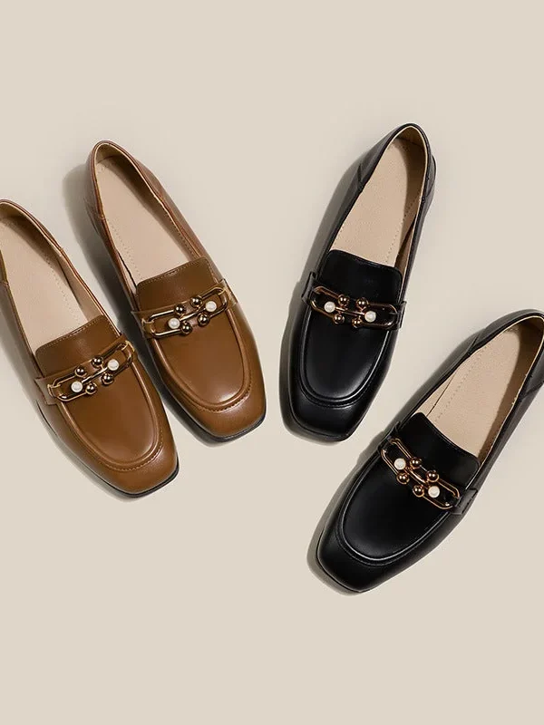 Women's Spring Vintage Leather Loafers