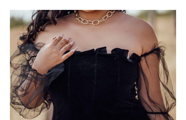 2021 Gothic Sexy Dress Vintage Off Shoulder Lantern Sleeve Mesh Patchwork Velvet Mini Dress Dark Street Black Dress for Female - Hplify